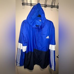 adidas Essentials Colorblock Windbreaker - Mens Size XXL